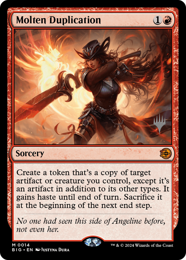 Molten Duplication [Outlaws of Thunder Junction: The Big Score Promos] | Exor Games Bridgewater