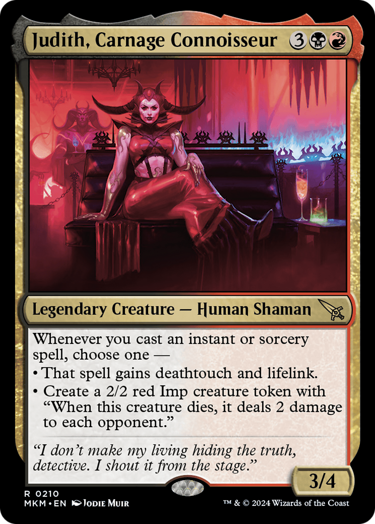Judith, Carnage Connoisseur [Murders at Karlov Manor] | Exor Games Bridgewater