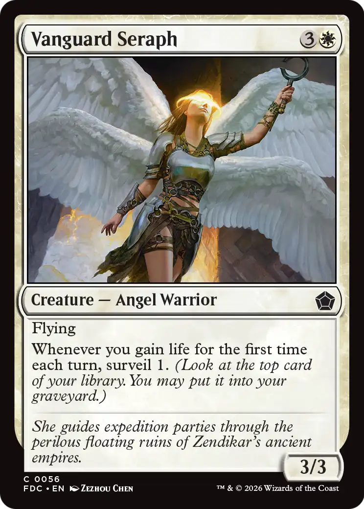Vanguard Seraph [Foundations Commander] | Exor Games Bridgewater