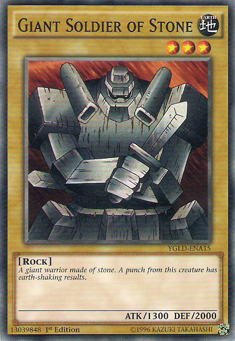 Giant Soldier of Stone [YGLD-ENA15] Common | Exor Games Bridgewater