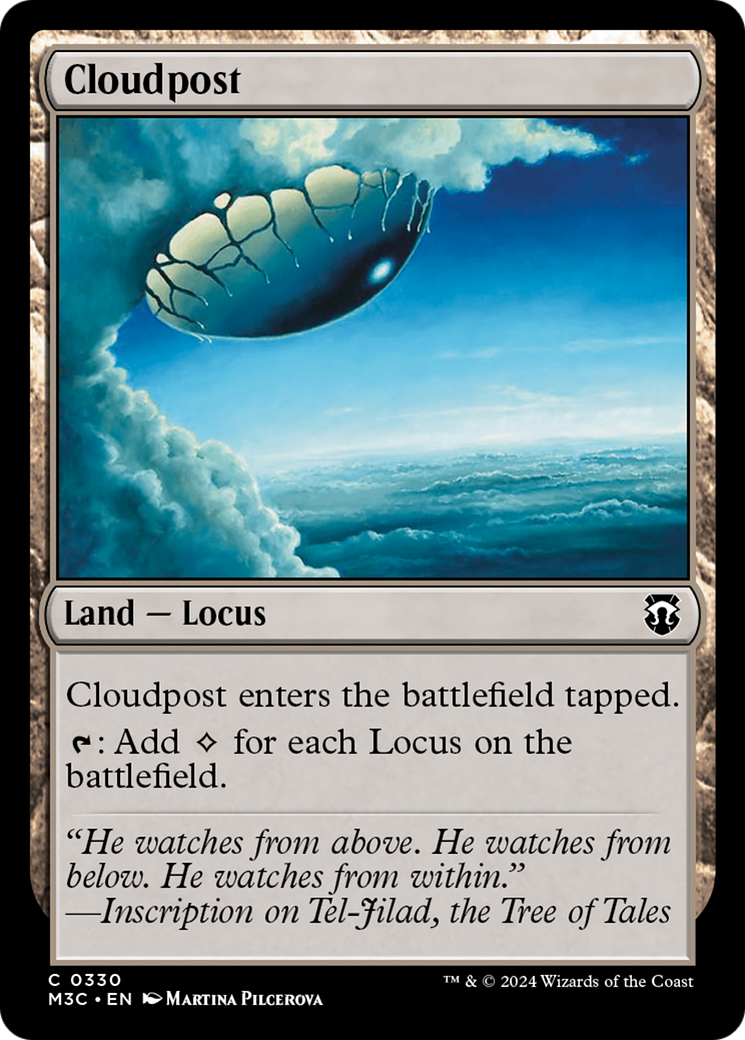 Cloudpost (Ripple Foil) [Modern Horizons 3 Commander] | Exor Games Bridgewater