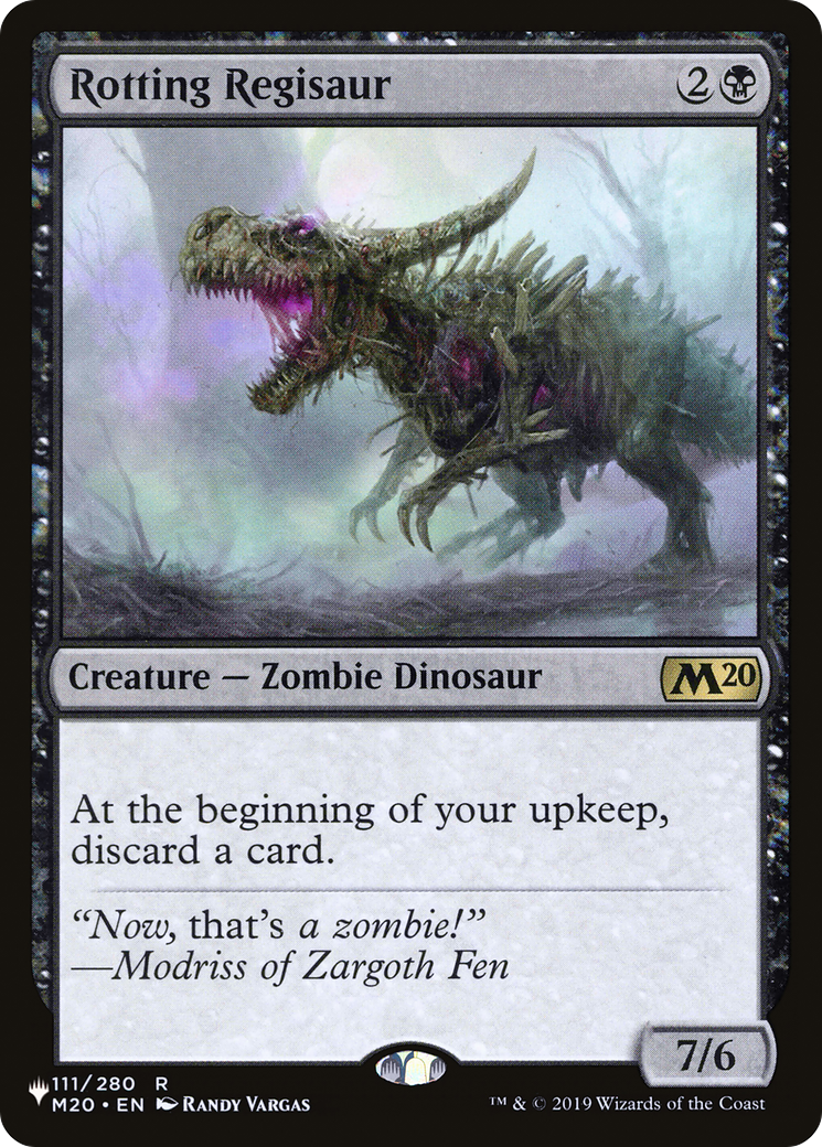 Rotting Regisaur [The List] | Exor Games Bridgewater