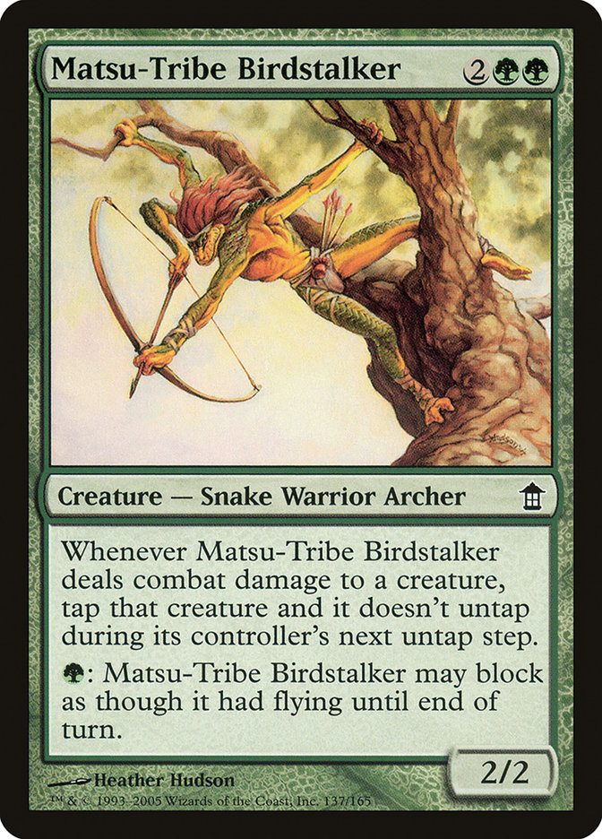 Matsu-Tribe Birdstalker [Saviors of Kamigawa] | Exor Games Bridgewater