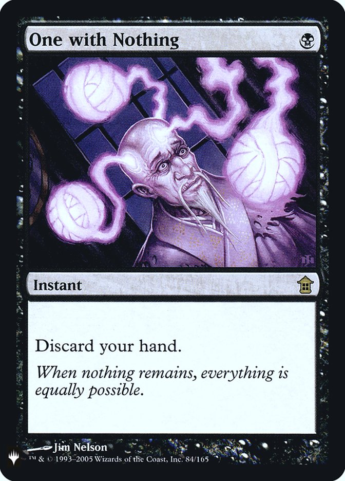 One with Nothing [Mystery Booster] | Exor Games Bridgewater