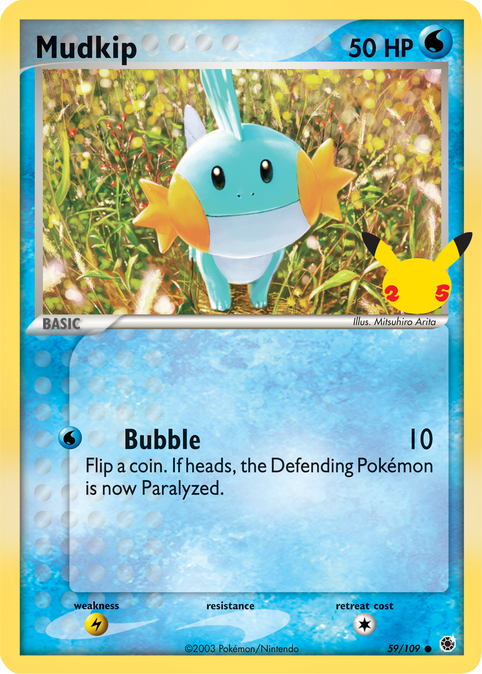 Mudkip (59/109) (Jumbo Card) [First Partner Pack] | Exor Games Bridgewater