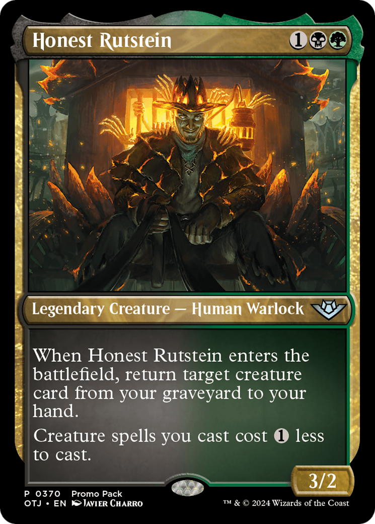 Honest Rutstein (Promo Pack) [Outlaws of Thunder Junction Promos] | Exor Games Bridgewater