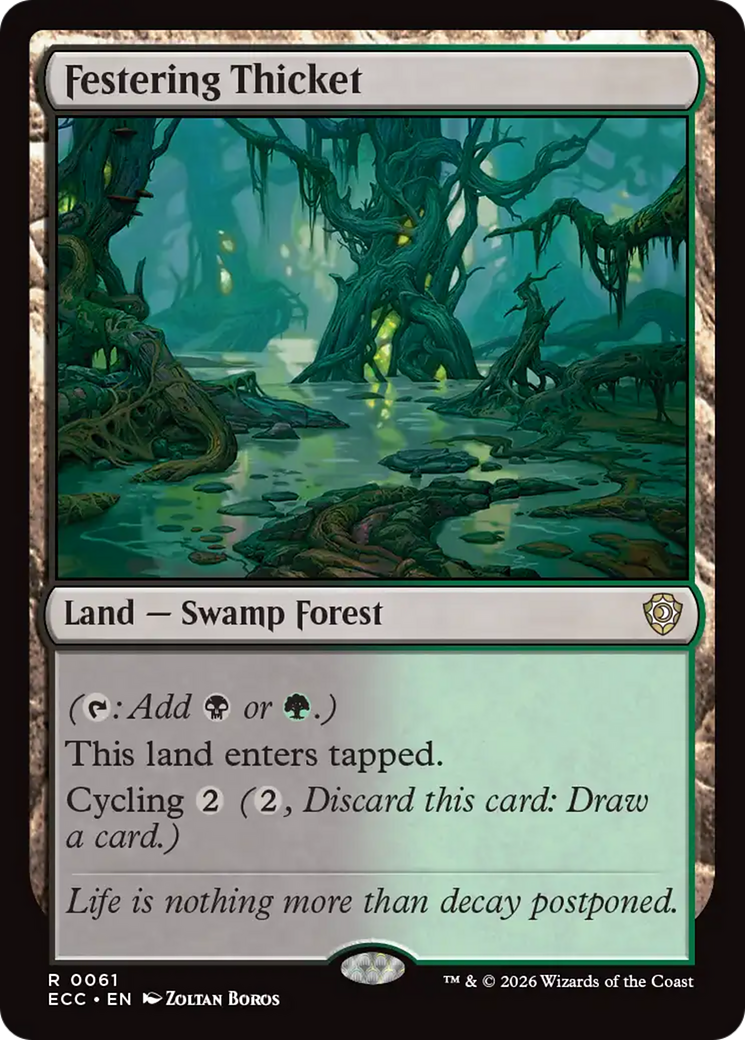 Festering Thicket [Lorwyn Eclipsed Commander] | Exor Games Bridgewater