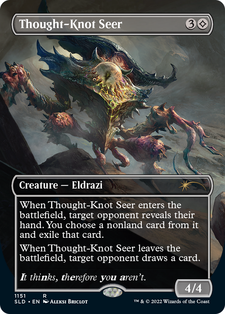 Thought-Knot Seer (1151) (Borderless) [Secret Lair Drop Series] | Exor Games Bridgewater