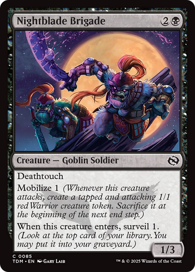 Nightblade Brigade [Tarkir: Dragonstorm] | Exor Games Bridgewater