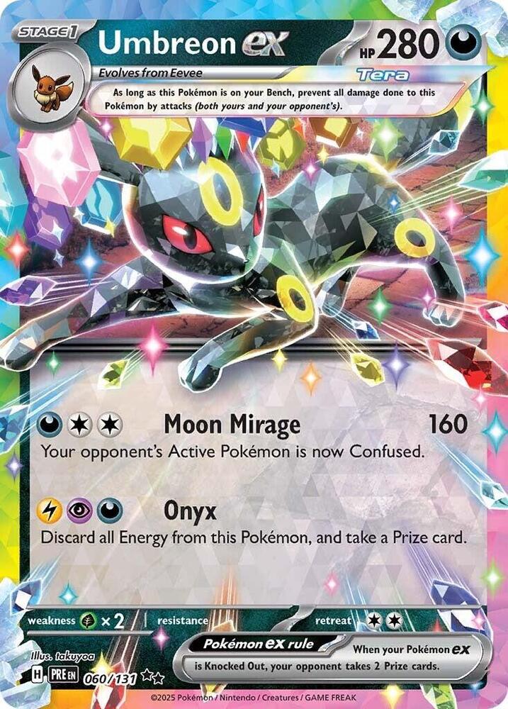 Umbreon ex (060/131) [Scarlet & Violet: Prismatic Evolutions] | Exor Games Bridgewater