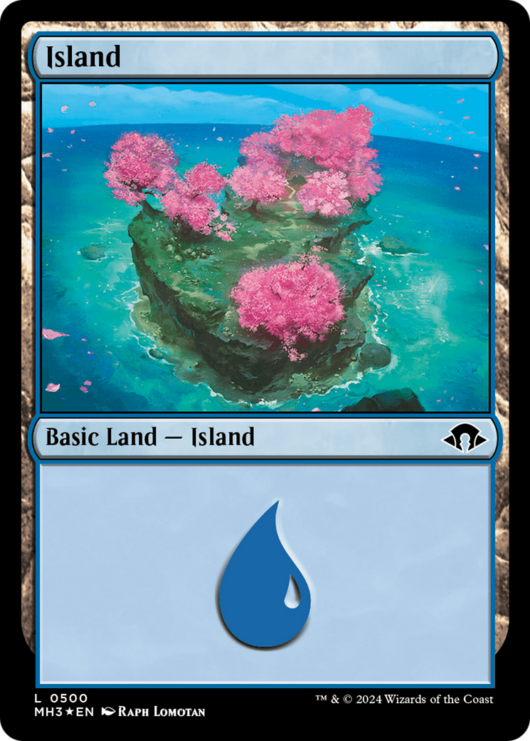 Island (0500) (Ripple Foil) [Modern Horizons 3] | Exor Games Bridgewater