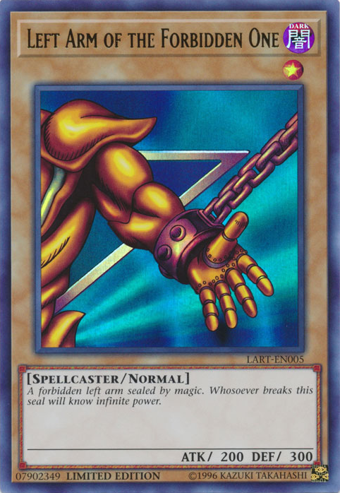 Left Arm of the Forbidden One [LART-EN005] Ultra Rare | Exor Games Bridgewater