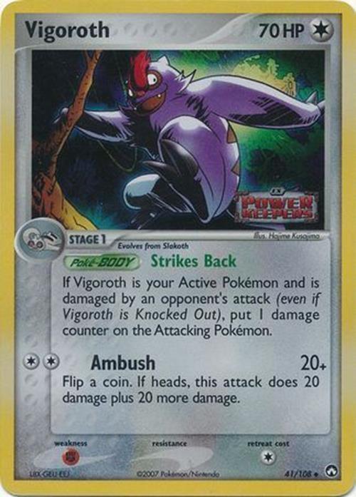 Vigoroth (41/108) (Stamped) [EX: Power Keepers] | Exor Games Bridgewater