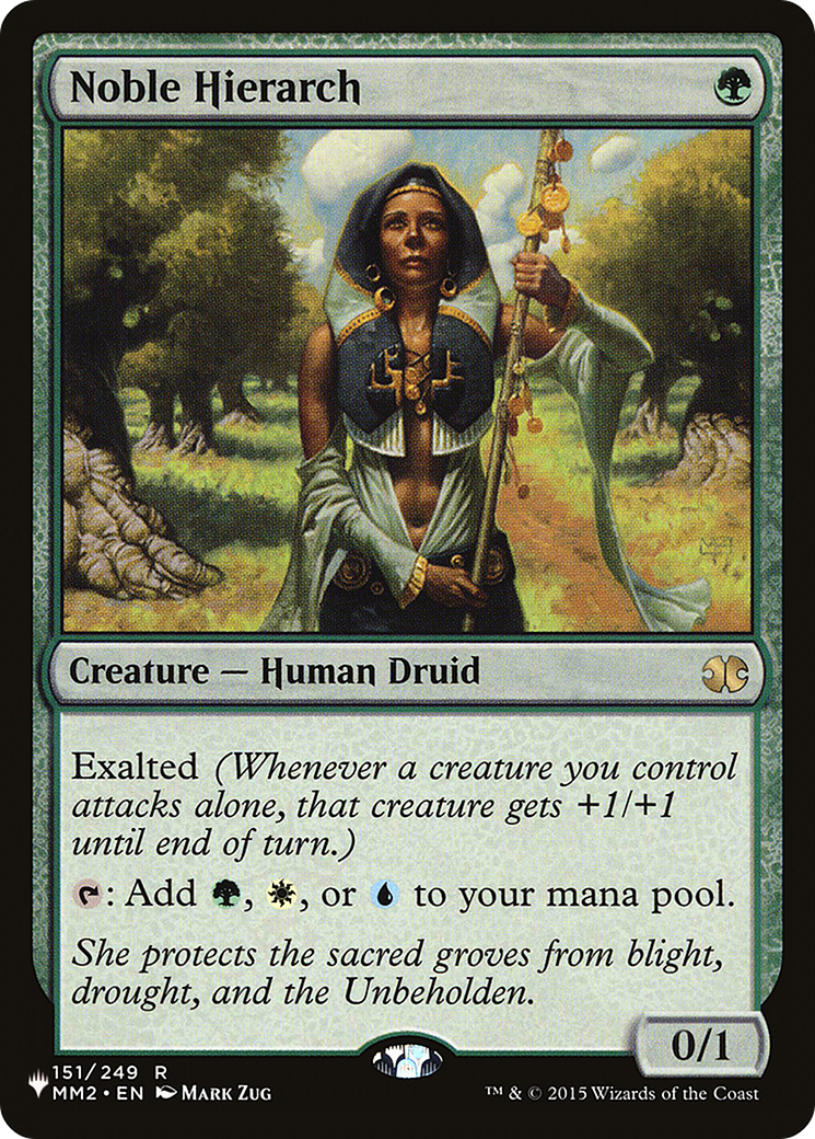 Noble Hierarch [The List Reprints] | Exor Games Bridgewater