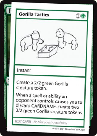 Gorilla Tactics (2021 Edition) [Mystery Booster Playtest Cards] | Exor Games Bridgewater