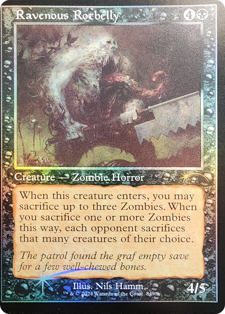 Ravenous Rotbelly (Retro Frame) [Secret Lair Drop Series] | Exor Games Bridgewater