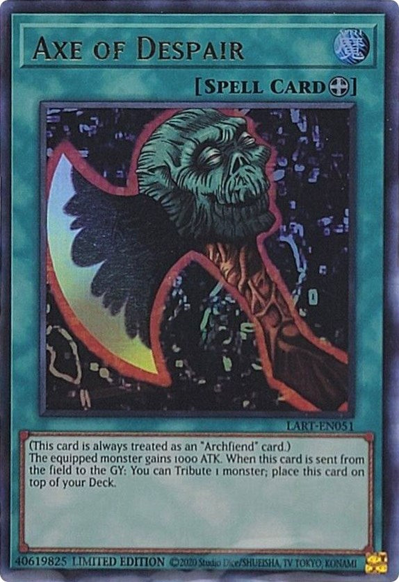 Axe of Despair [LART-EN051] Ultra Rare | Exor Games Bridgewater