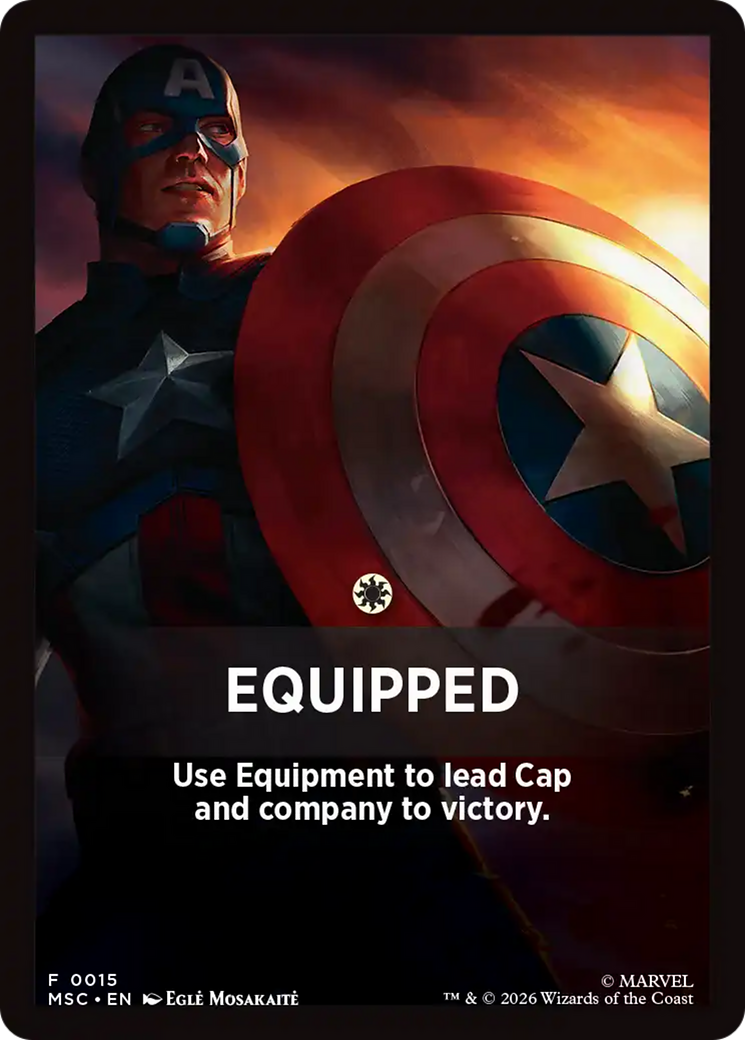 Equipped Theme Card [Marvel Super Heroes Commander] | Exor Games Bridgewater