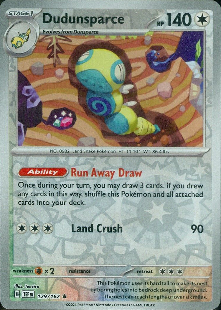 Dudunsparce (129/162) [Scarlet & Violet: Temporal Forces] | Exor Games Bridgewater