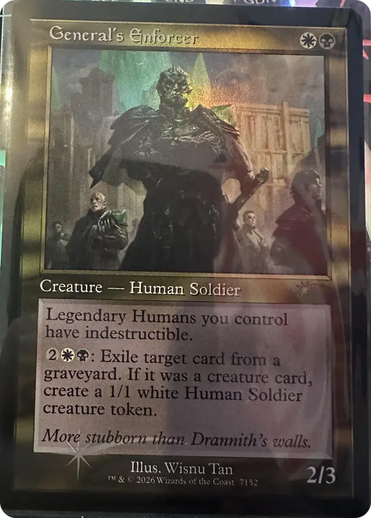 General's Enforcer (7152) (Retro Frame) [Secret Lair Drop Series] | Exor Games Bridgewater
