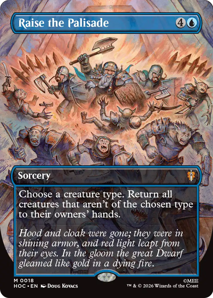 Raise the Palisade (Borderless) [The Hobbit: Eternal-Legal] | Exor Games Bridgewater