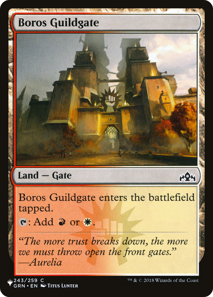 Boros Guildgate [The List] | Exor Games Bridgewater