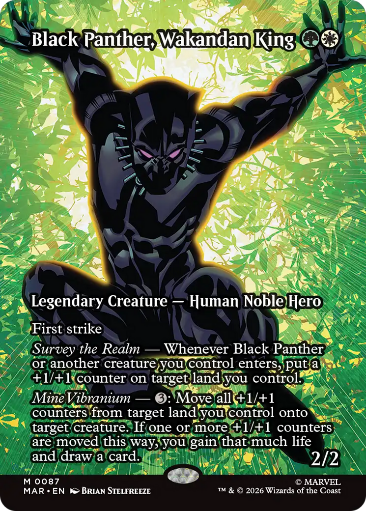 Black Panther, Wakandan King (Borderless) [Marvel Universe: Eternal-Legal] | Exor Games Bridgewater
