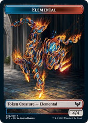 Elemental // Pest Double-Sided Token [Strixhaven: School of Mages Tokens] | Exor Games Bridgewater