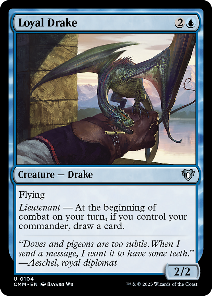 Loyal Drake [Commander Masters] | Exor Games Bridgewater