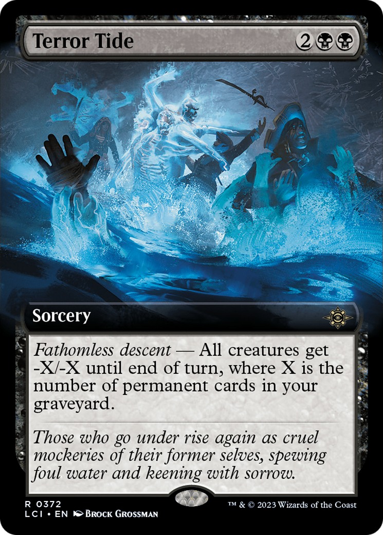 Terror Tide (Extended Art) [The Lost Caverns of Ixalan] | Exor Games Bridgewater