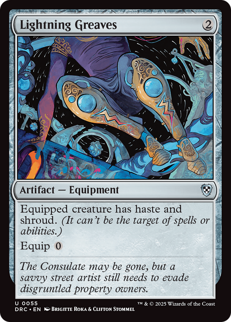 Lightning Greaves [Aetherdrift Commander] | Exor Games Bridgewater