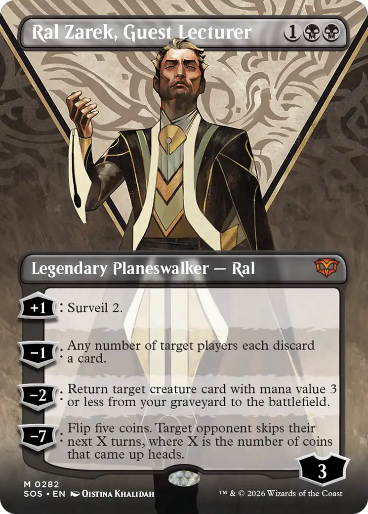 Ral Zarek, Guest Lecturer (Borderless) [Secrets of Strixhaven] | Exor Games Bridgewater