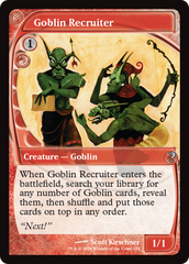 Goblin Recruiter (Future Sight) [Mystery Booster 2] | Exor Games Bridgewater