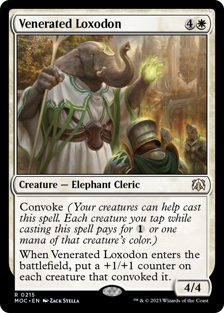 Venerated Loxodon [March of the Machine Commander] | Exor Games Bridgewater