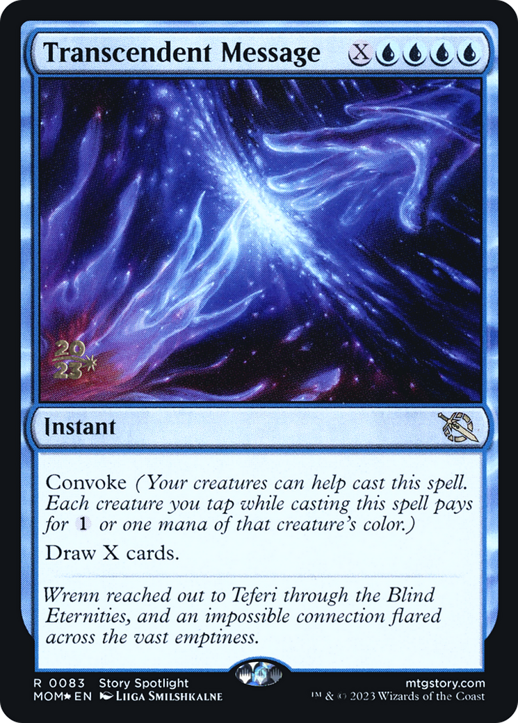 Transcendent Message [March of the Machine Prerelease Promos] | Exor Games Bridgewater