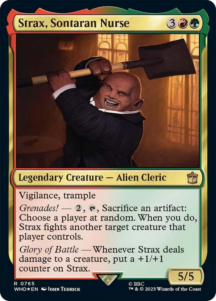 Strax, Sontaran Nurse (Surge Foil) [Doctor Who] | Exor Games Bridgewater