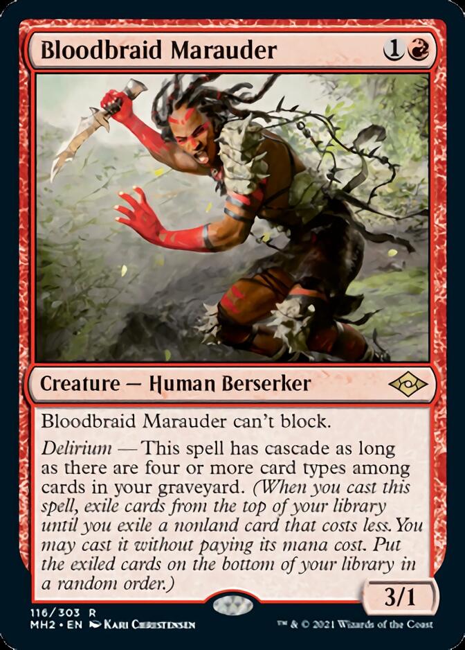 Bloodbraid Marauder [Modern Horizons 2] | Exor Games Bridgewater