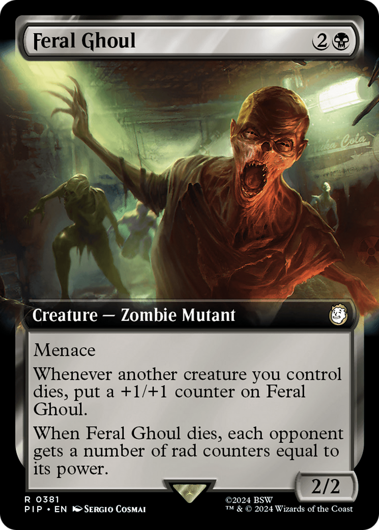 Feral Ghoul (Extended Art) [Fallout] | Exor Games Bridgewater