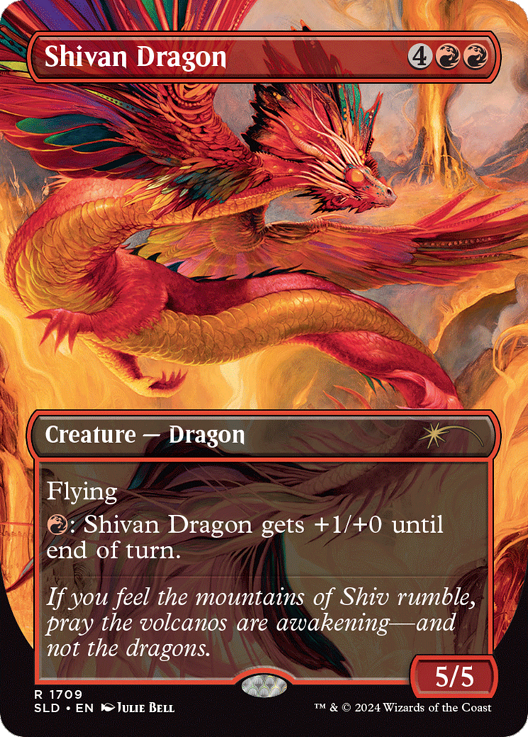 Shivan Dragon (Rainbow Foil) [Secret Lair Drop Series] | Exor Games Bridgewater