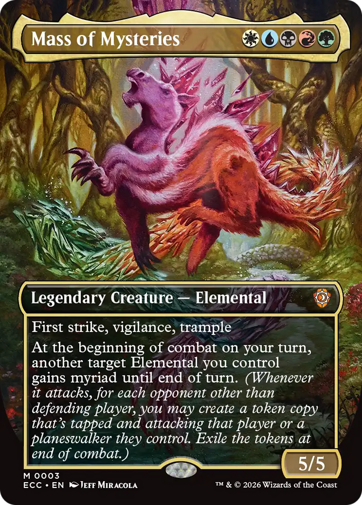 Mass of Mysteries (Borderless) [Lorwyn Eclipsed Commander] | Exor Games Bridgewater