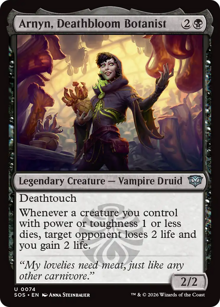 Arnyn, Deathbloom Botanist [Secrets of Strixhaven] | Exor Games Bridgewater