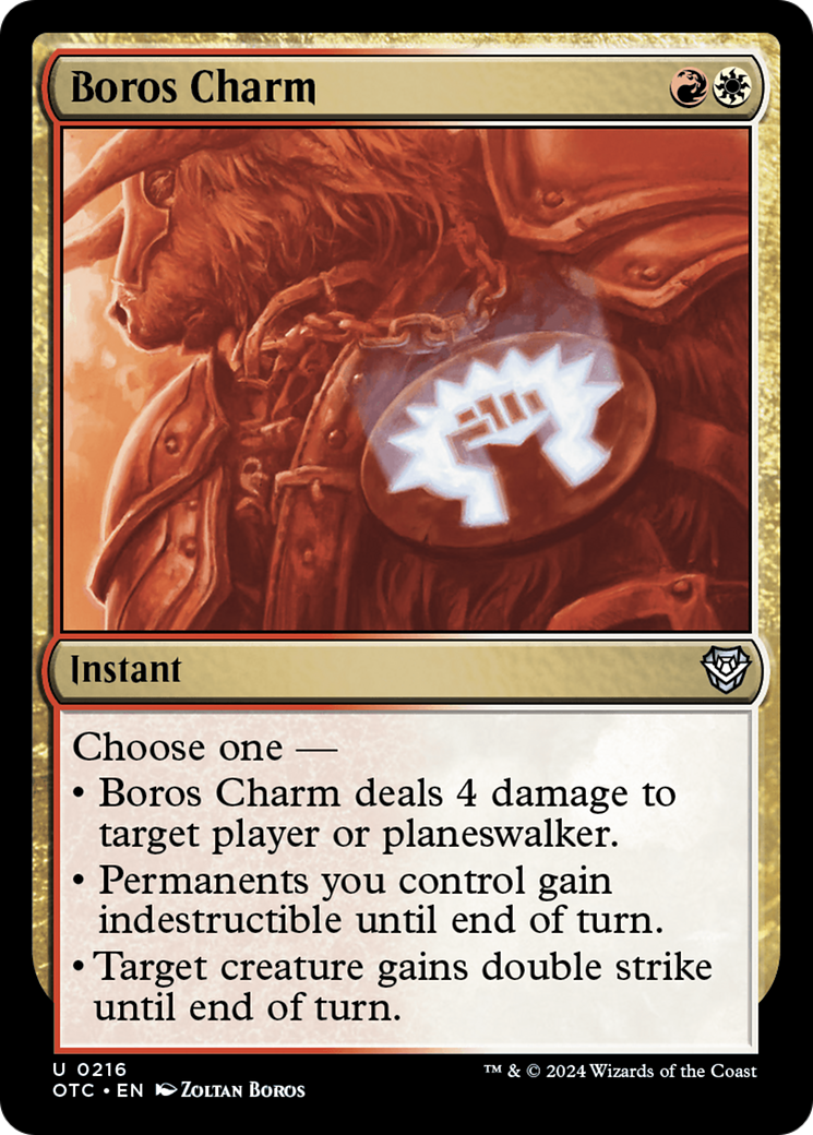 Boros Charm [Outlaws of Thunder Junction Commander] | Exor Games Bridgewater