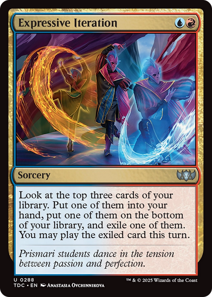 Expressive Iteration [Tarkir: Dragonstorm Commander] | Exor Games Bridgewater