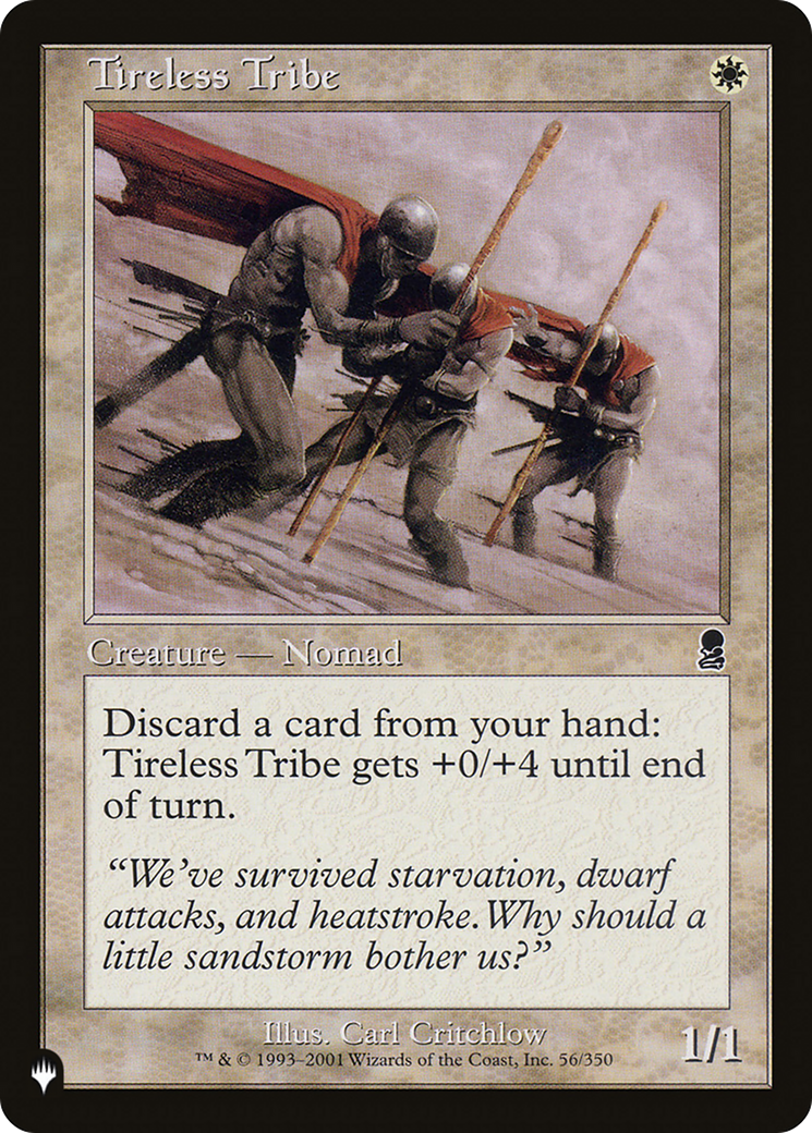 Tireless Tribe [The List Reprints] | Exor Games Bridgewater