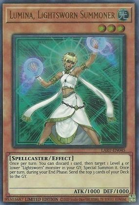 Lumina, Lightsworn Summoner [LART-EN045] Ultra Rare | Exor Games Bridgewater