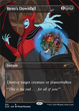 Hero's Downfall (Borderless) [Secret Lair Drop Series] | Exor Games Bridgewater