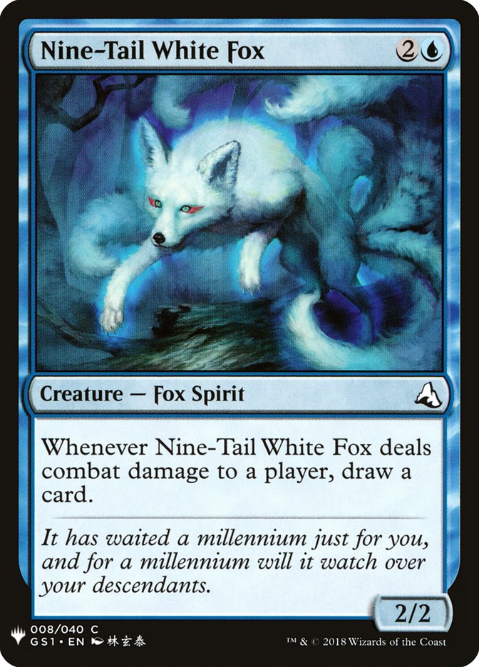 Nine-Tail White Fox [Mystery Booster] | Exor Games Bridgewater
