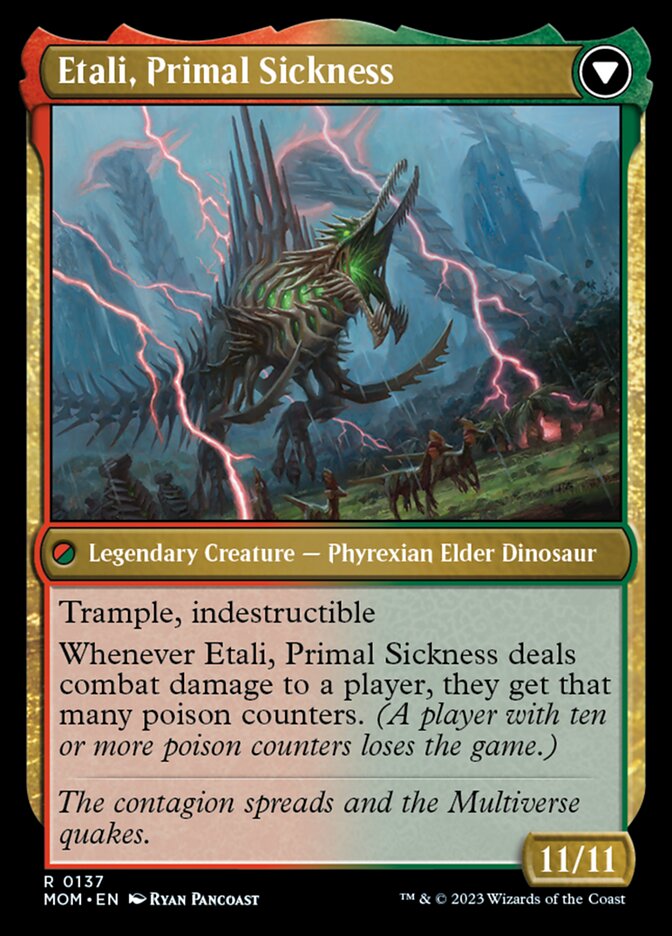 Etali, Primal Conqueror // Etali, Primal Sickness [March of the Machine] | Exor Games Bridgewater