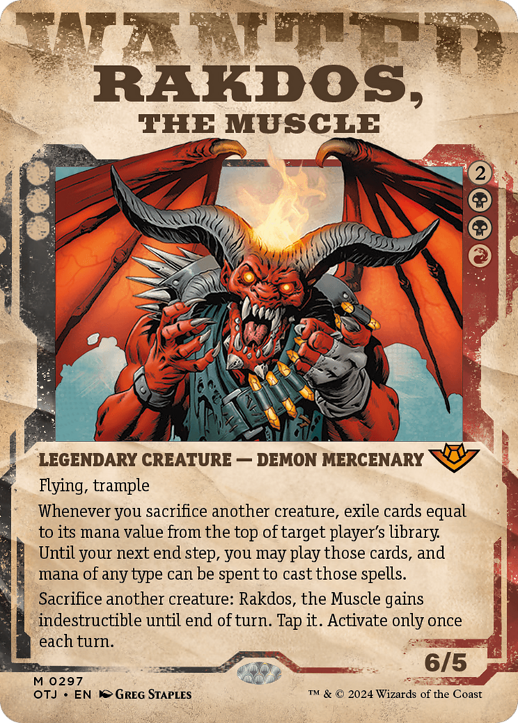 Rakdos, the Muscle (Showcase) [Outlaws of Thunder Junction] | Exor Games Bridgewater