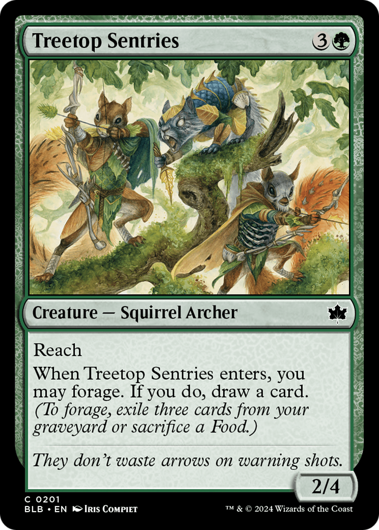 Treetop Sentries [Bloomburrow] | Exor Games Bridgewater